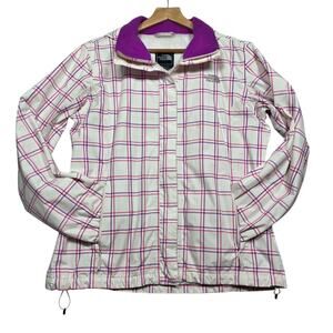 The North Face Women's Hyvent Plaid Rain Jacket Size Large